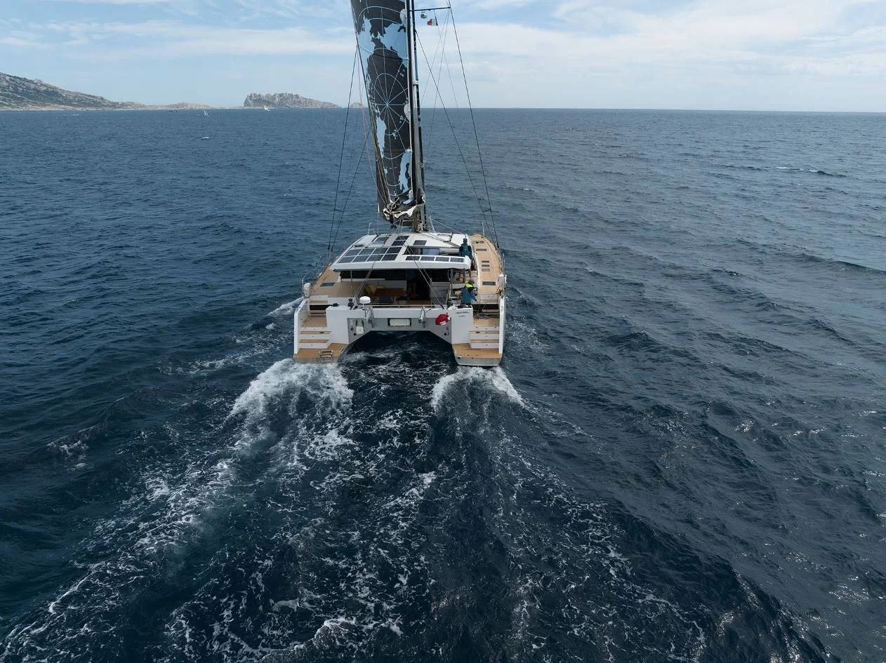 FOR SALE / AQUA TERRA I: Explocat 52, Aqua Terra I, Explocat 52², Garcia Yachts, Pierre Delion Naval Architect, Expedition Catamaran, Aluminium Cat