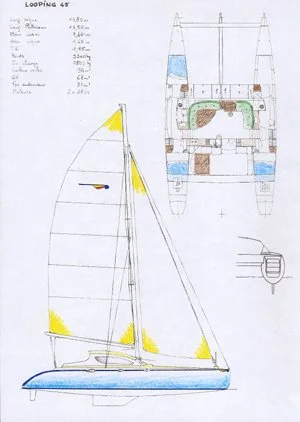 FOR SALE / UMADUM: Looping 45 Performance Catamaran. Patrick Luscher, Looping 45, Performance Catamaran, Performance Cruiser