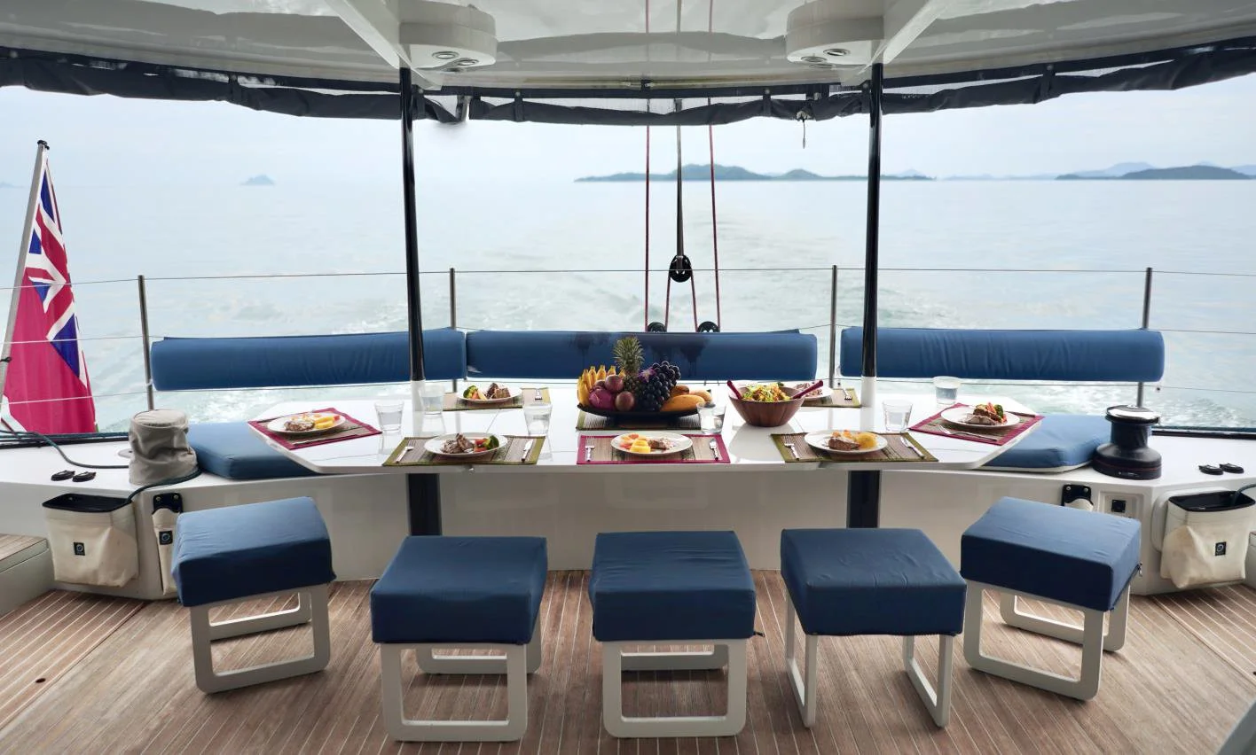 FOR SALE: LA SURPRISE - Alibi 65 - Loïc Goepfert, Julien Boucher, Apparent Wind Activities, La Surprise, Alibi Catamarans, Alibi 65, Performance Catamaran, 2015 Alibi Catamaran, Fast Multihull, Charter Catamaran