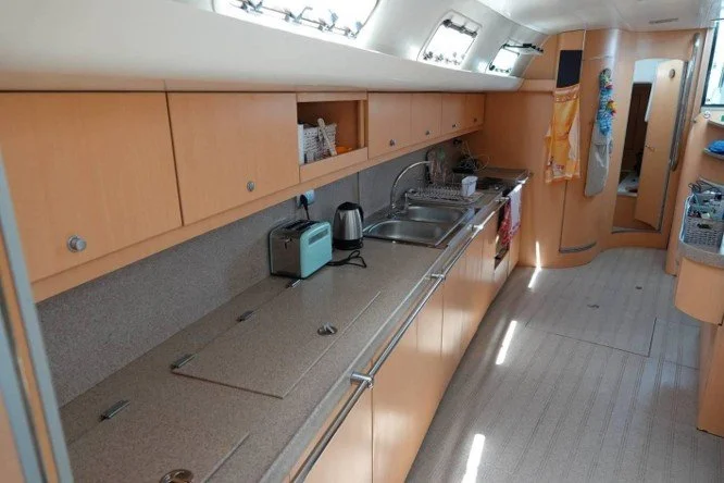FOR SALE / THE CAT:  Jacque Fauroux 52' ULDB, Ultra Light Displacement Boat, Sled, Owner-Built CE Certified ICMM Bureau