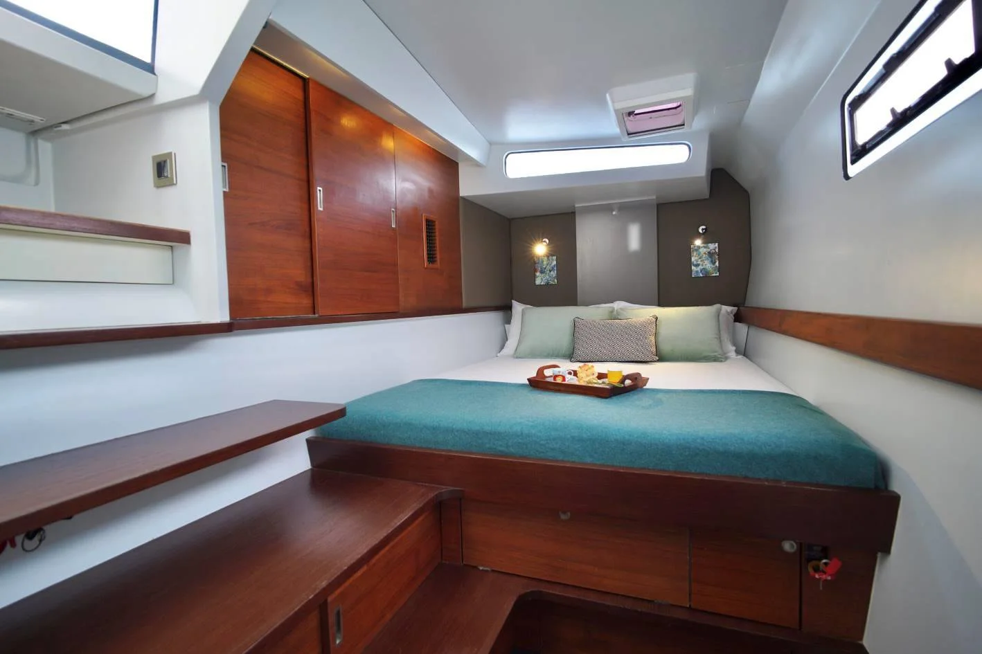 FOR SALE: LA SURPRISE - Alibi 65 - Loïc Goepfert, Julien Boucher, Apparent Wind Activities, La Surprise, Alibi Catamarans, Alibi 65, Performance Catamaran, 2015 Alibi Catamaran, Fast Multihull, Charter Catamaran