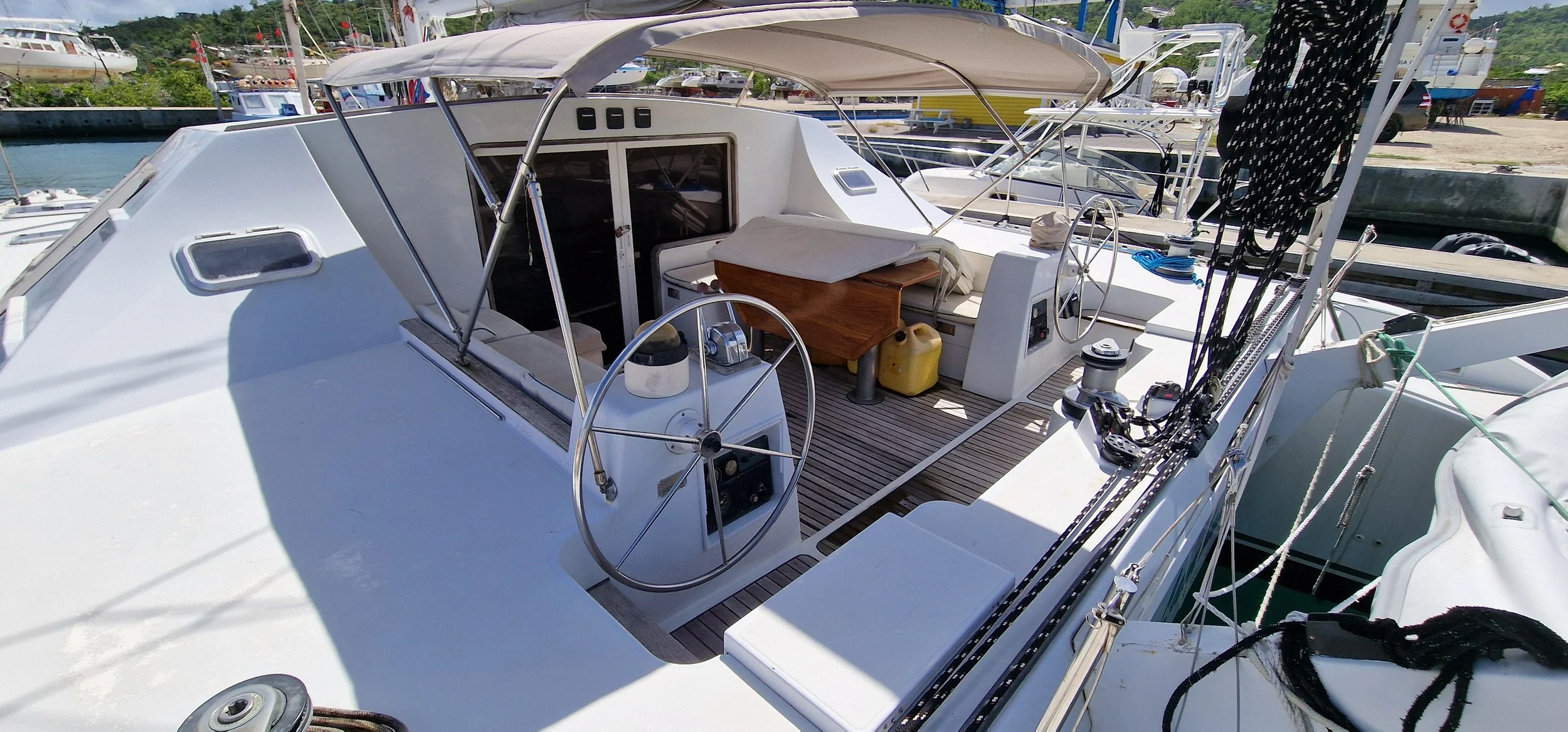 FOR SALE / LAMBADA: Lagoon 47 VPLP Catamaran. VPLP, JTA, Jeanneau Techniques Avancées, Van Peteghem/Lauriot-Prevost, Classic Cruising Catamaran, Classic Lagoon