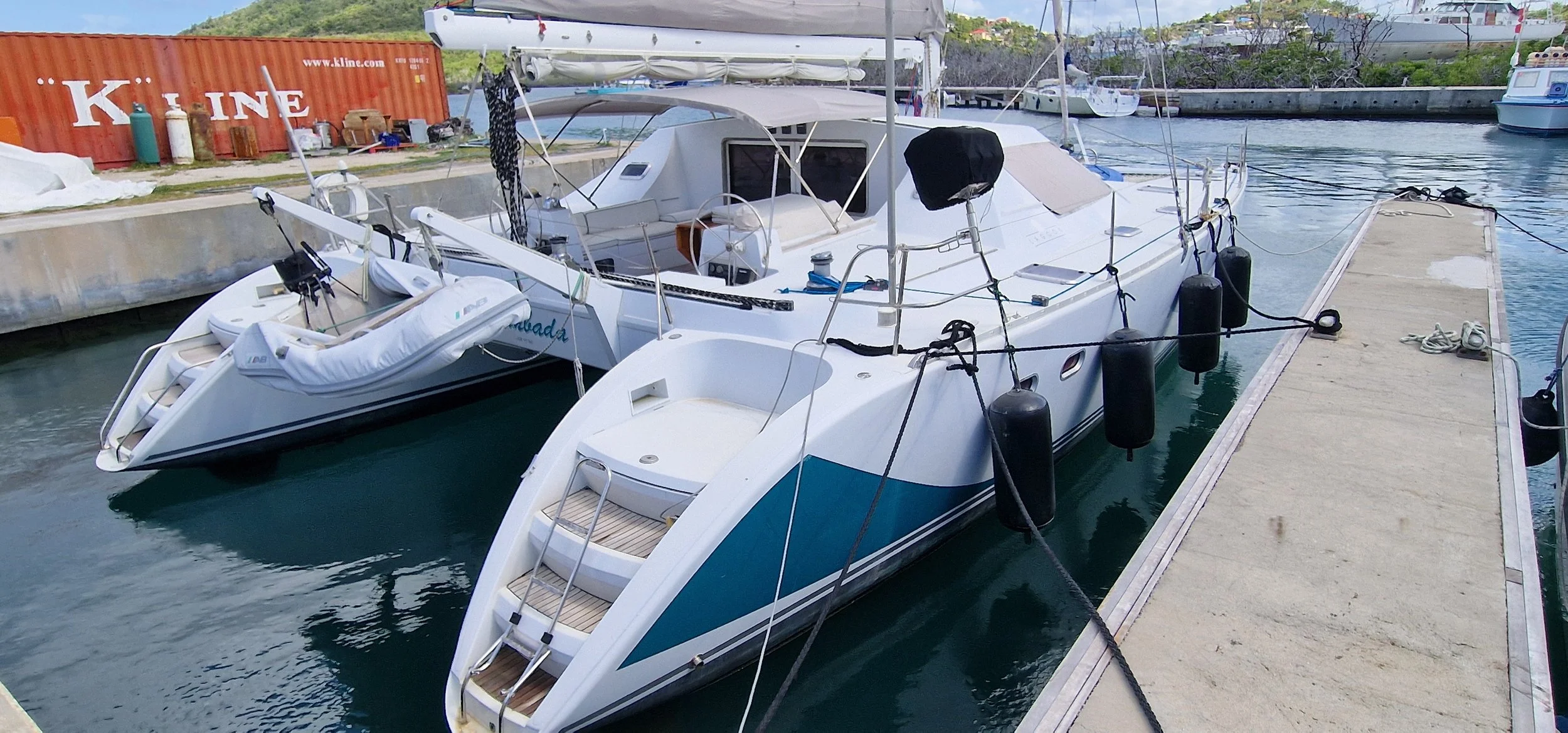 FOR SALE / LAMBADA: Lagoon 47 VPLP Catamaran. VPLP, JTA, Jeanneau Techniques Avancées, Van Peteghem/Lauriot-Prevost, Classic Cruising Catamaran, Classic Lagoon