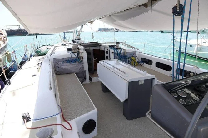 FOR SALE / THE CAT:  Jacque Fauroux 52' ULDB, Ultra Light Displacement Boat, Sled, Owner-Built CE Certified ICMM Bureau