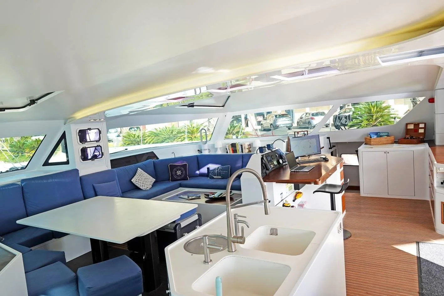 FOR SALE: LA SURPRISE - Alibi 65 - Loïc Goepfert, Julien Boucher, Apparent Wind Activities, La Surprise, Alibi Catamarans, Alibi 65, Performance Catamaran, 2015 Alibi Catamaran, Fast Multihull, Charter Catamaran