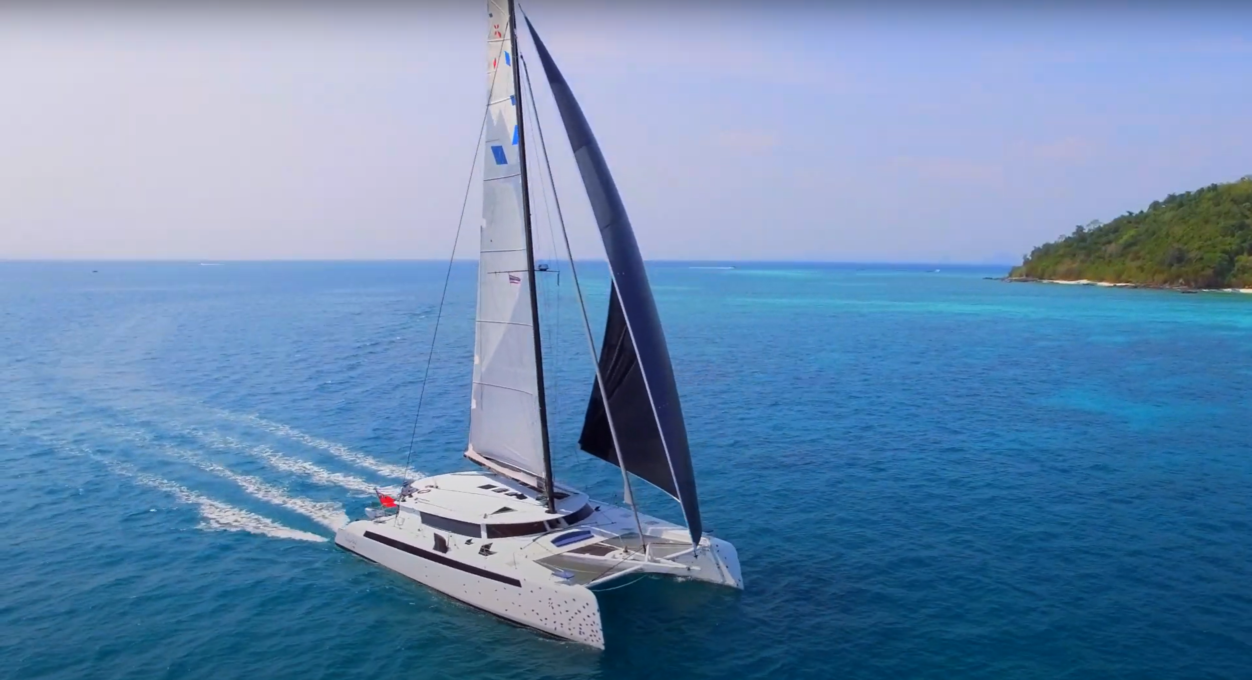 FOR SALE: LA SURPRISE - Alibi 65 - Loïc Goepfert, Julien Boucher, Apparent Wind Activities, La Surprise, Alibi Catamarans, Alibi 65, Performance Catamaran, 2015 Alibi Catamaran, Fast Multihull, Charter Catamaran