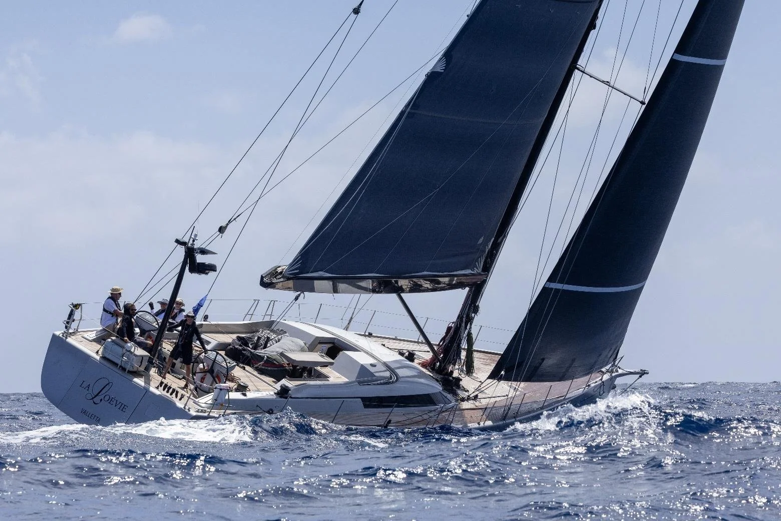 FOR SALE / LA LOÉVIE: Nautor Swan 76 DS, Luca Brenta Yacht Design, Carbon Fiber High Performance Sailing YachT, Luca Brenta & Co, Swan 76 DS Lifting Keel