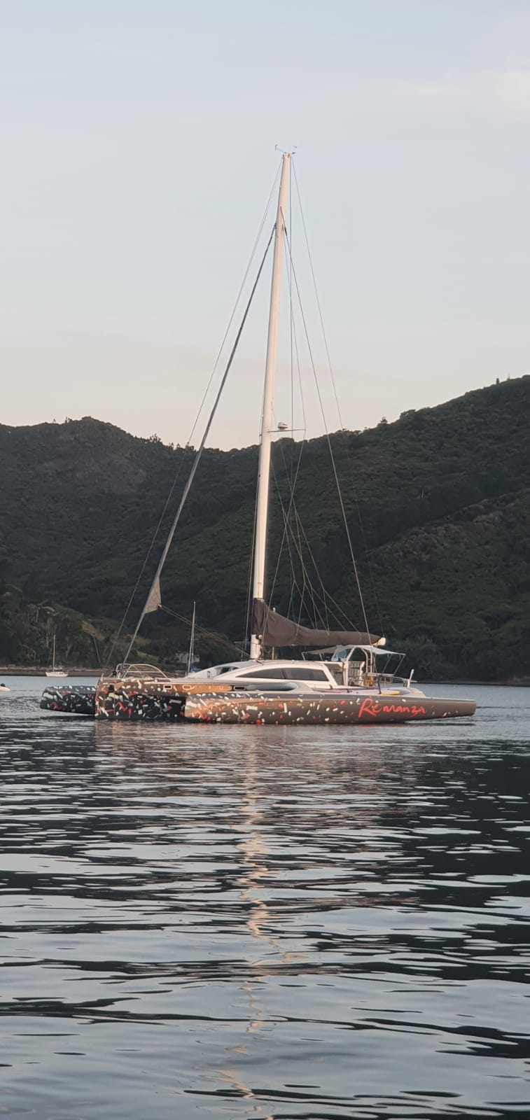 FOR SALE / ROMANZA: RAPIDO 60 Trimaran Hull #2, Triac Composities, Morelli & Melvin Yacht Design, Performance Multihull, Fast Multihull, High Performance Trimaran