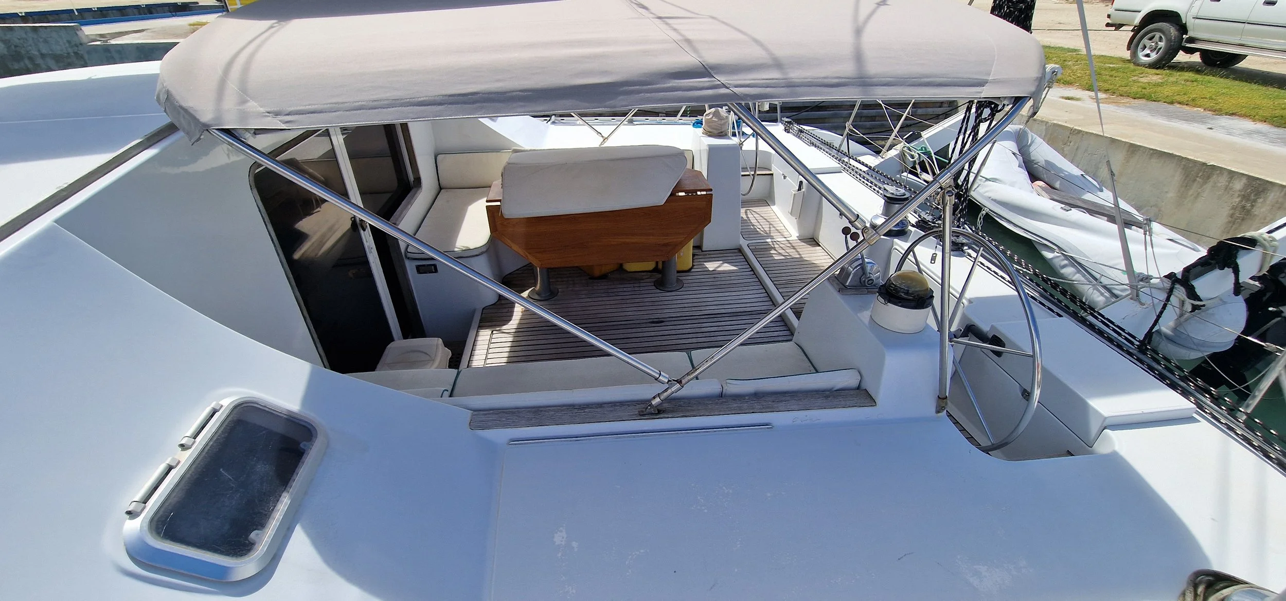 FOR SALE / LAMBADA: Lagoon 47 VPLP Catamaran. VPLP, JTA, Jeanneau Techniques Avancées, Van Peteghem/Lauriot-Prevost, Classic Cruising Catamaran, Classic Lagoon