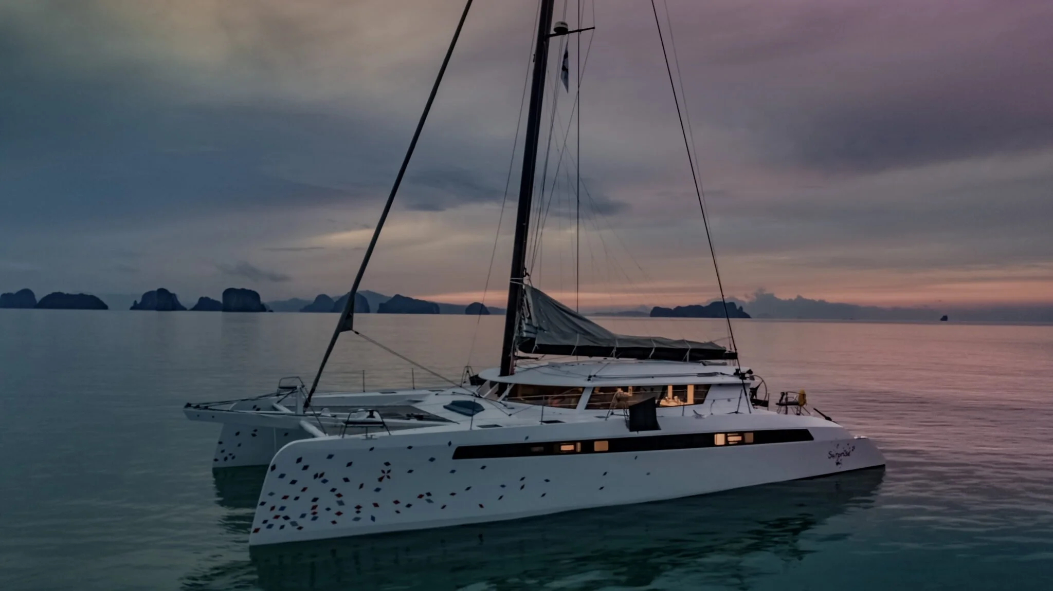 FOR SALE: LA SURPRISE - Alibi 65 - Loïc Goepfert, Julien Boucher, Apparent Wind Activities, La Surprise, Alibi Catamarans, Alibi 65, Performance Catamaran, 2015 Alibi Catamaran, Fast Multihull, Charter Catamaran