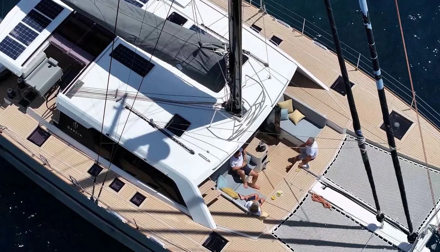 FOR SALE / AQUA TERRA I: Explocat 52, Aqua Terra I, Explocat 52², Garcia Yachts, Pierre Delion Naval Architect, Expedition Catamaran, Aluminium Cat