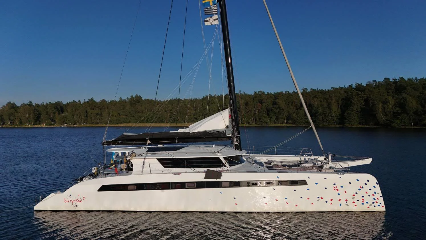 FOR SALE: LA SURPRISE - Alibi 65 - Loïc Goepfert, Julien Boucher, Apparent Wind Activities, La Surprise, Alibi Catamarans, Alibi 65, Performance Catamaran, 2015 Alibi Catamaran, Fast Multihull, Charter Catamaran