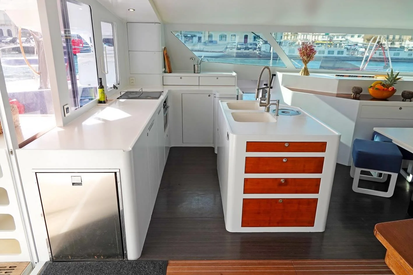 FOR SALE: LA SURPRISE - Alibi 65 - Loïc Goepfert, Julien Boucher, Apparent Wind Activities, La Surprise, Alibi Catamarans, Alibi 65, Performance Catamaran, 2015 Alibi Catamaran, Fast Multihull, Charter Catamaran