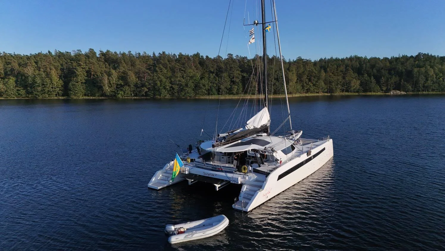 FOR SALE: LA SURPRISE - Alibi 65 - Loïc Goepfert, Julien Boucher, Apparent Wind Activities, La Surprise, Alibi Catamarans, Alibi 65, Performance Catamaran, 2015 Alibi Catamaran, Fast Multihull, Charter Catamaran