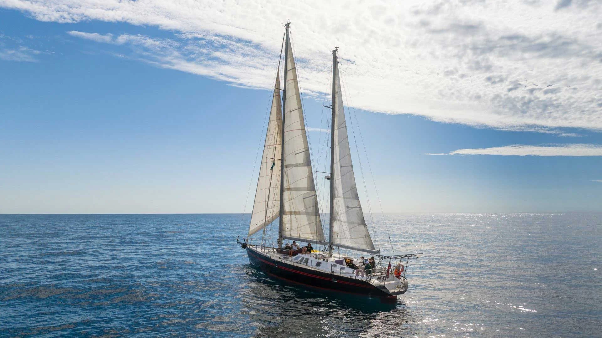 SOLD / JAIPUR: Jéroboam 69’ Double Centerboard Alloy Ketch, Philippe Harlé, Alumarine, Jéroboam Class Alloy Ketch, Greenpeace Australia Pacific, Oceania