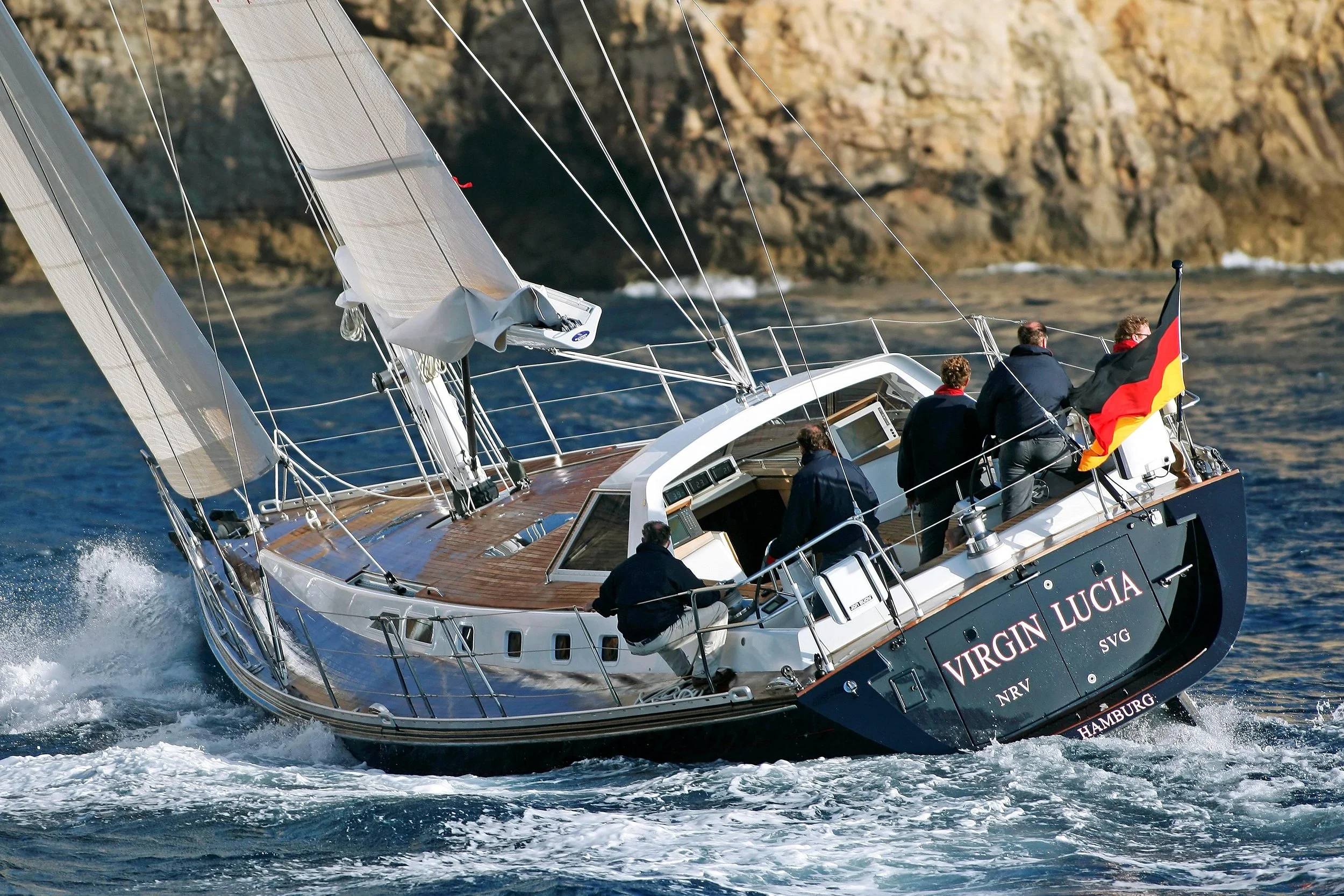 FOR SALE / VIRGIN LUCIA: 1997 Van de Stadt 56 w/ Hydraulic Lifting Keel, Spiroships Netherlands, Performance Cruiser