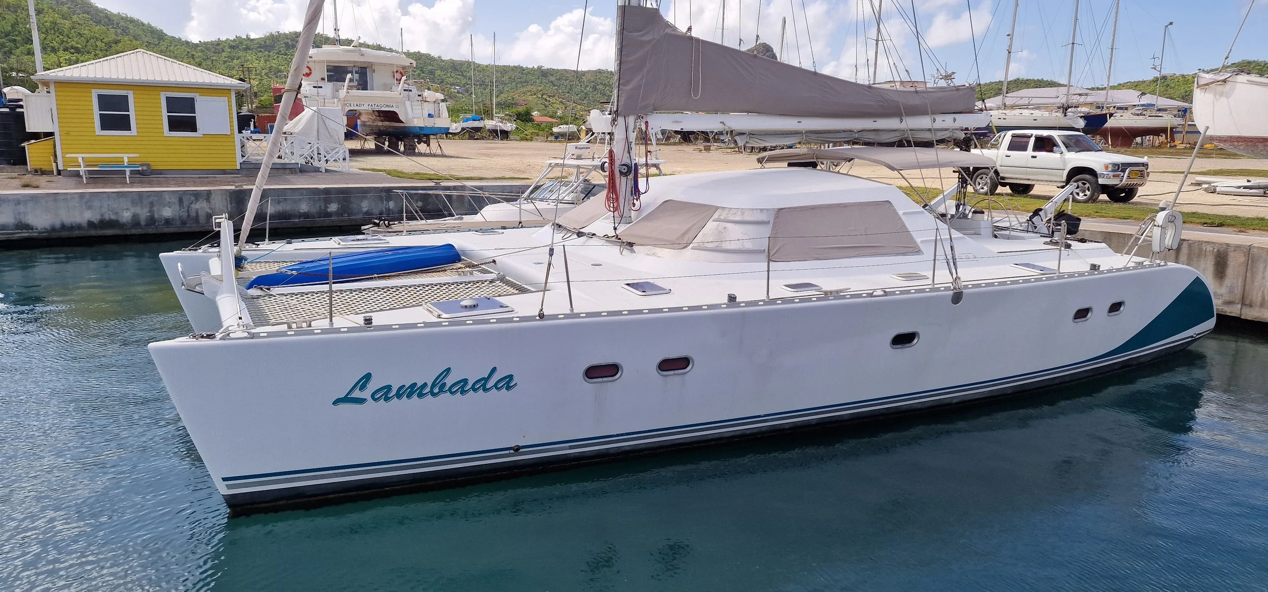 FOR SALE / LAMBADA: Lagoon 47 VPLP Catamaran. VPLP, JTA, Jeanneau Techniques Avancées, Van Peteghem/Lauriot-Prevost, Classic Cruising Catamaran, Classic Lagoon