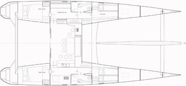 FOR SALE / FOR SALE / MACH 2 - McConaghy Bañuls 60 Catamaran: Bañuls Design, Bañuls 60 Hull #1, McConaghy Shipyard, MC²60, 60' High Performance Catamaran, Luxury Catamaran, Semi-custom catamaran
