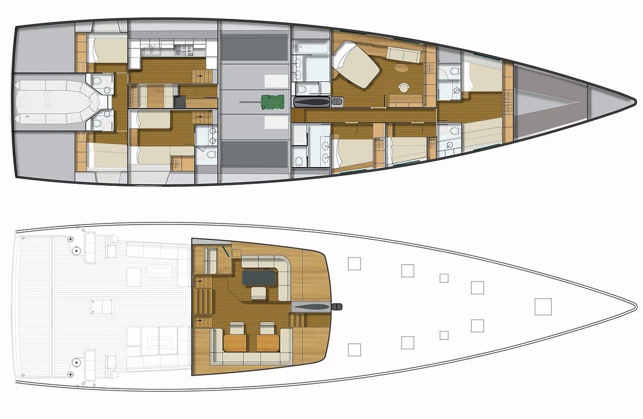 FOR SALE / NOMAD IV: Maxi Dolphin FC³ 100, Nomad IV, Maxi Dolphin, MD100, Finot-Conq, Pierre Frutschi, Pierre Forgia, Luca Botter, FC3 100, FC100, FC³ 100, Fast Cruising Yacht, Luxury Cruiser, Performance Monohull, Luxury Yacht, Superyacht