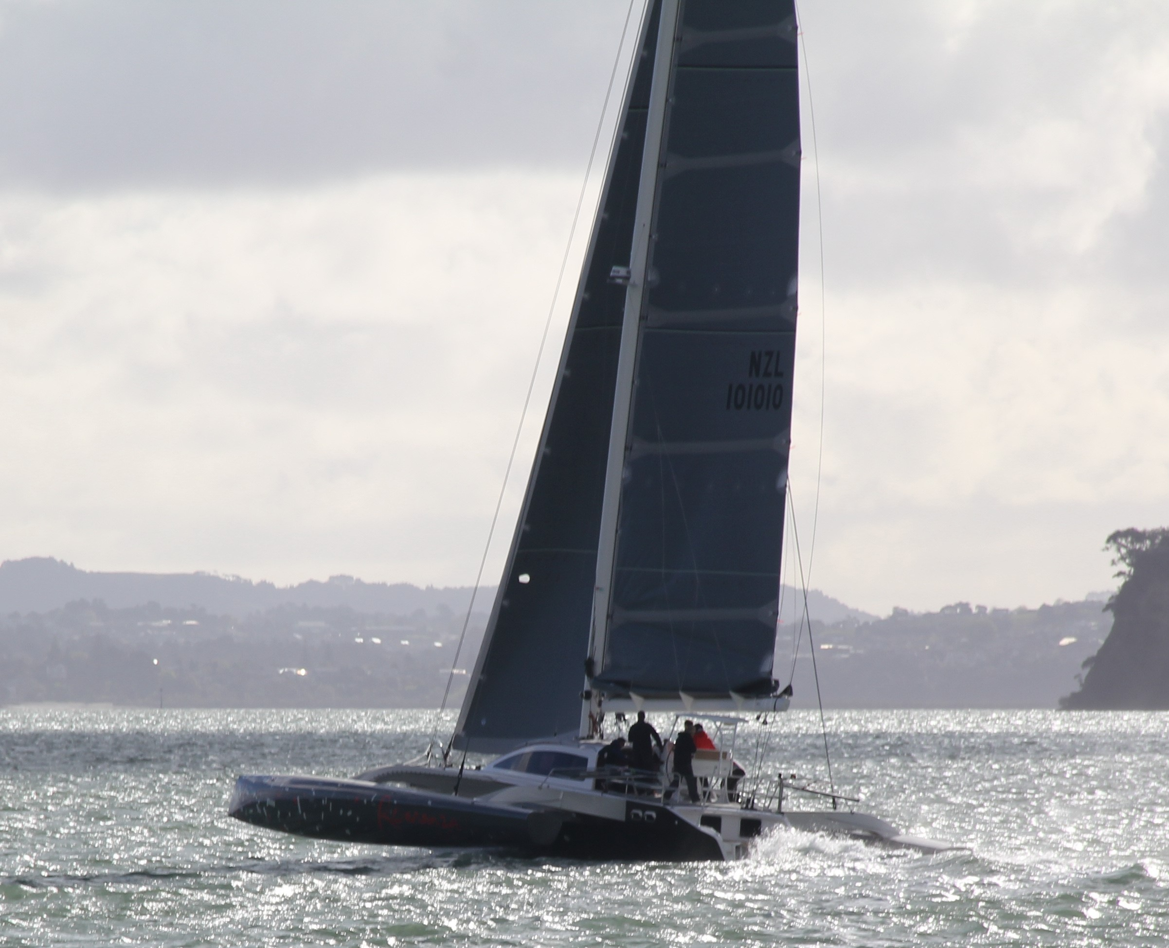 FOR SALE / ROMANZA: RAPIDO 60 Trimaran Hull #2, Triac Composities, Morelli & Melvin Yacht Design, Performance Multihull, Fast Multihull, High Performance Trimaran