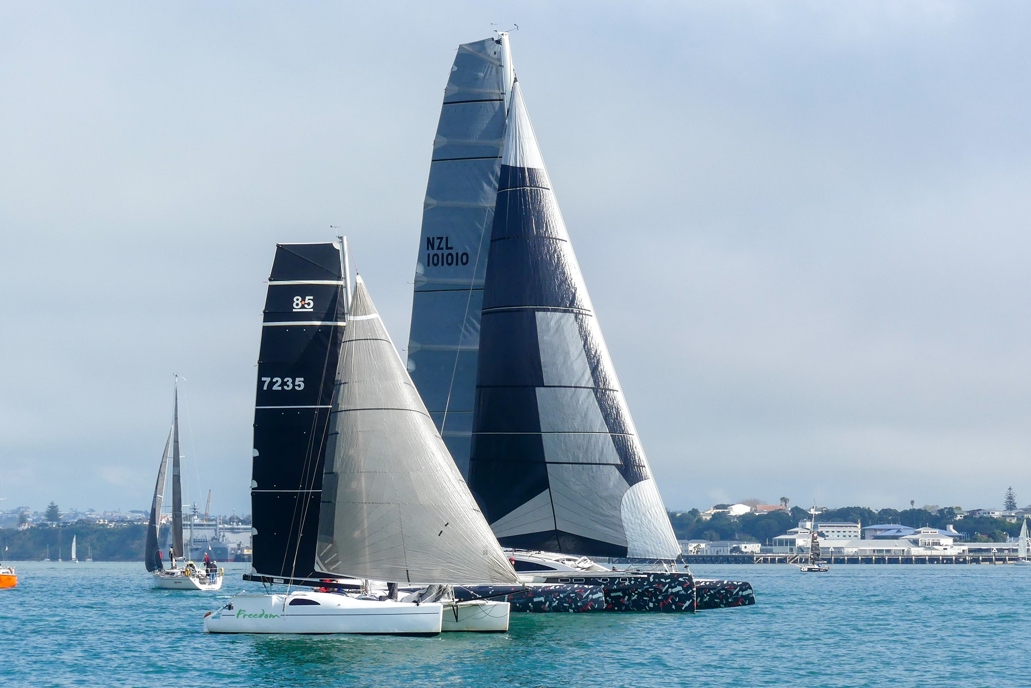 FOR SALE / ROMANZA: RAPIDO 60 Trimaran Hull #2, Triac Composities, Morelli & Melvin Yacht Design, Performance Multihull, Fast Multihull, High Performance Trimaran