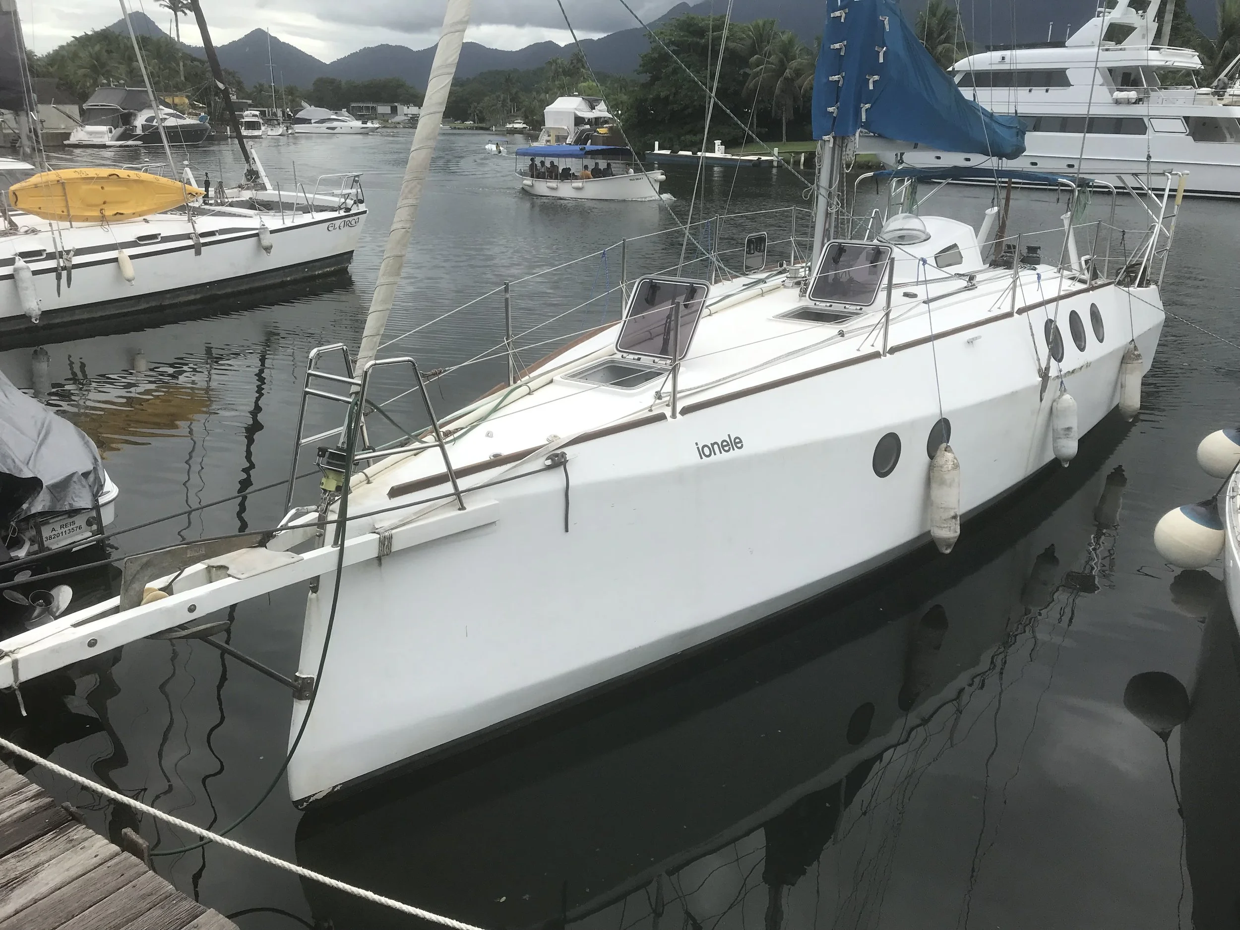 FOR SALE / IONELE: Sam Manuard 36' Sloop. Sam Manuard Naval Architect, Ionele, 36' Sloop, Performance Monohull