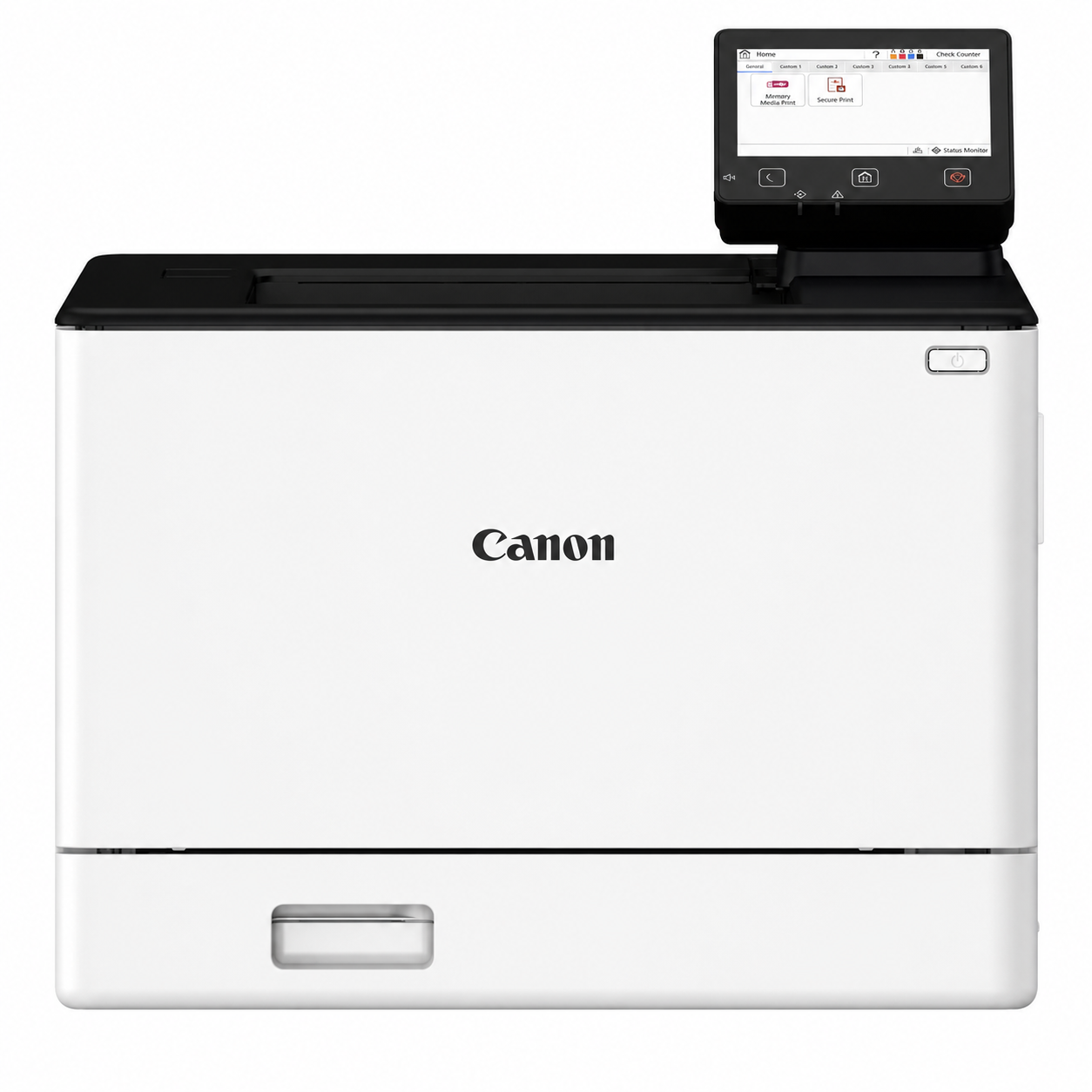 Canon Kopierer mit Farbdisplay an der oberen rechten Seite