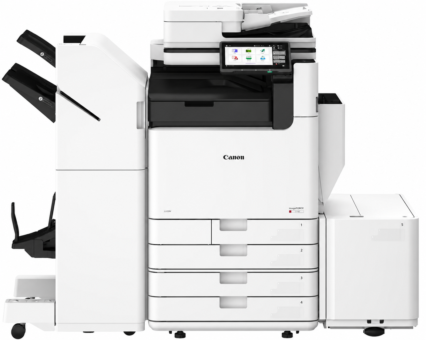 Canon Multifunktionsdrucker mit Scanner, Tintenstrahldrucker, Dokumentenfächer und Bedienfeld.