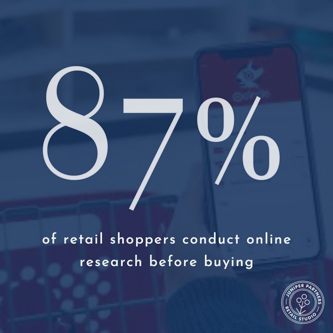 Unlock the power of online presence with Juniper Partners!&nbsp;💻
&nbsp;
Did you know 87% of retail shoppers do their research online before making a purchase?&nbsp;With our dedicated marketing team, we elevate your brand&rsquo;s product detail page