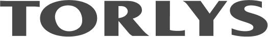 Black background with the word 'TORLYS' in bold, gray letters.
