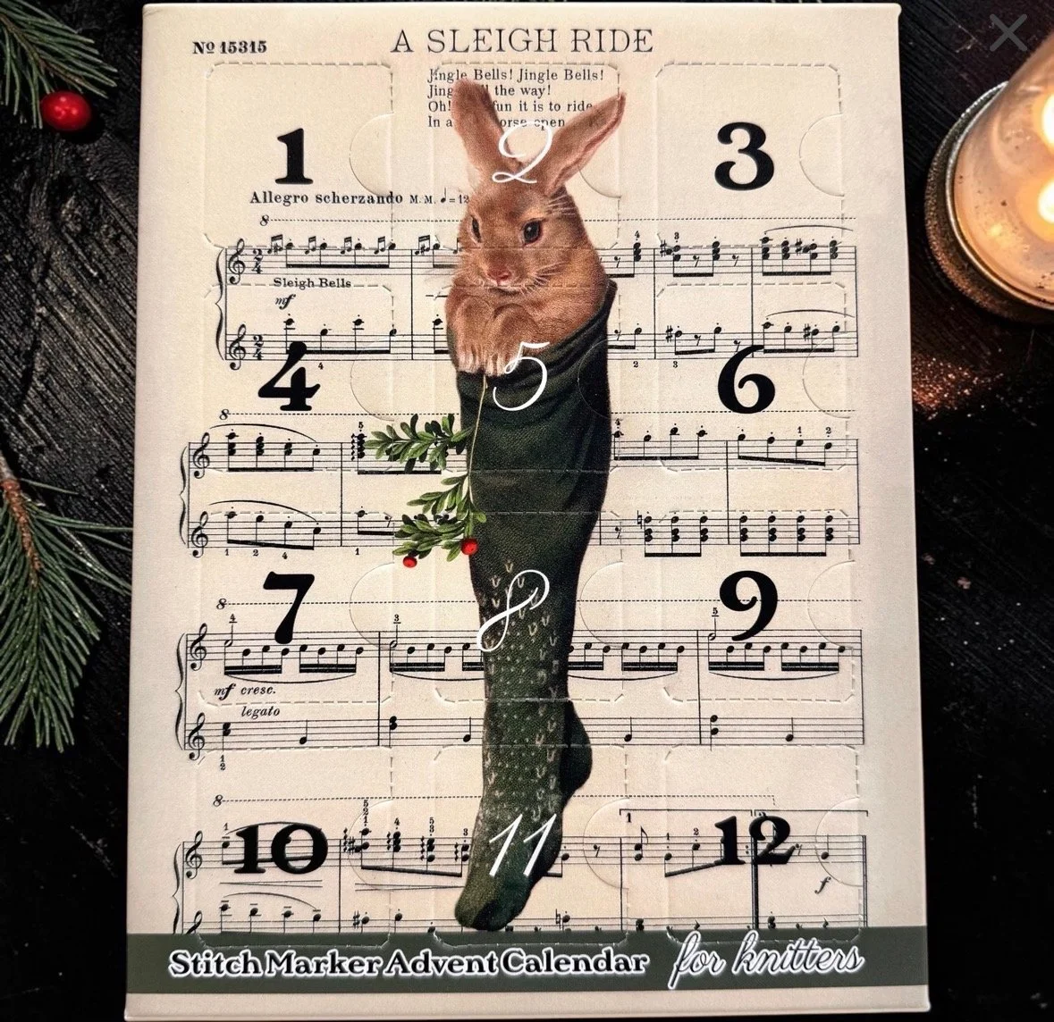 Stitch Marker Advent Calendar for Knitters: What the Stocking Held
