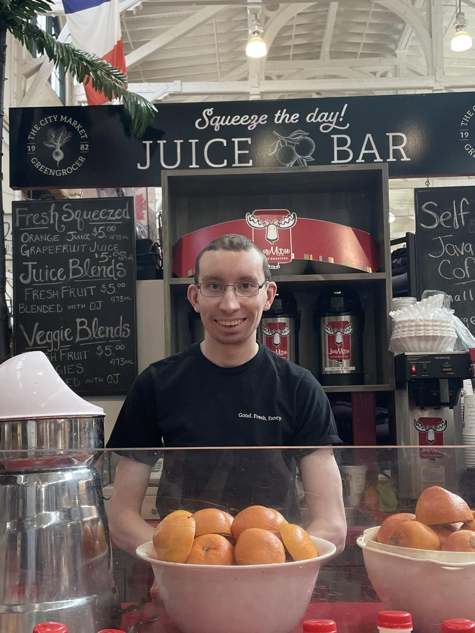 David is the king of puns 😊. And he is here to help you &ldquo;squeeze the day&rdquo;🍊🍊