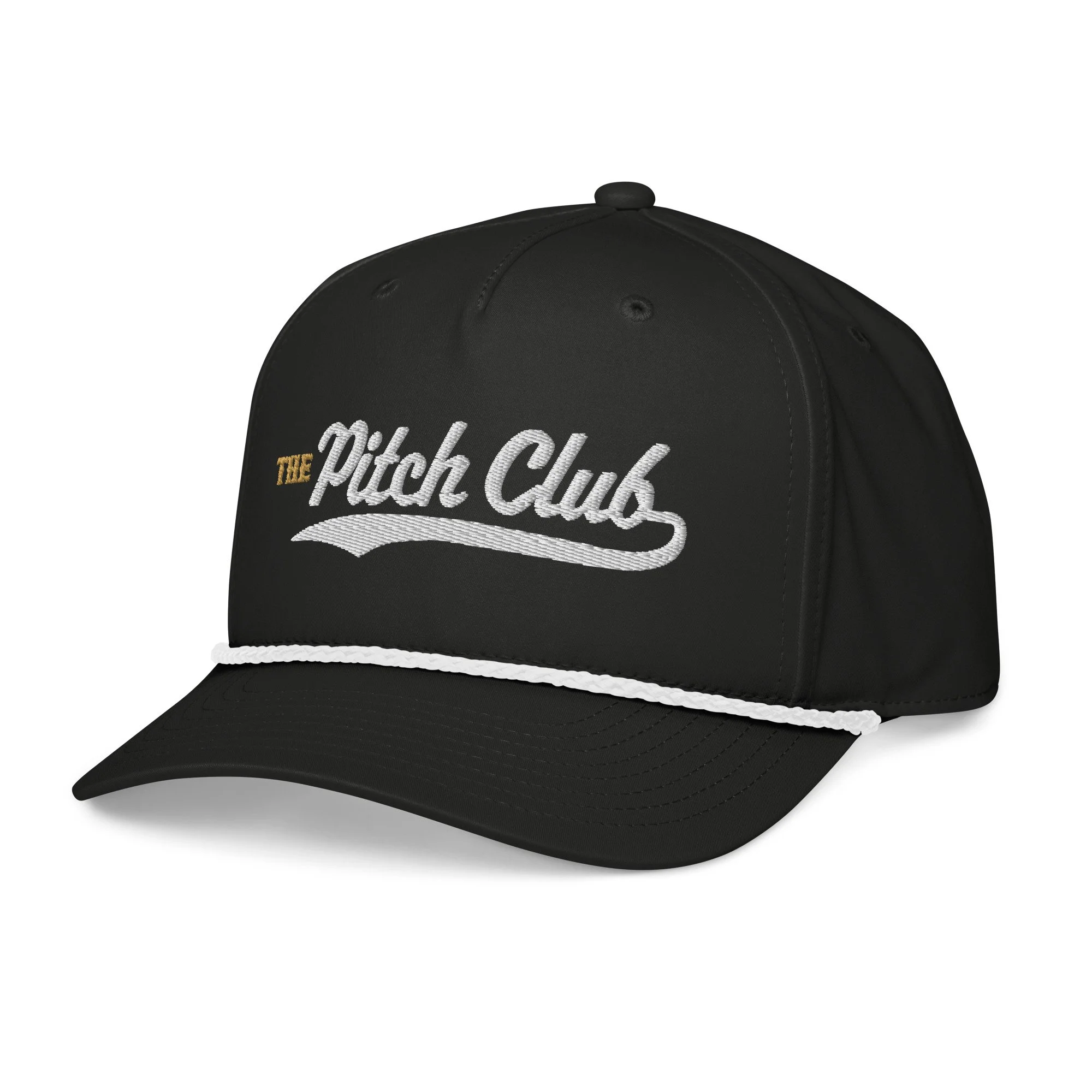 The Pitch Club Embroidered Rope Cap