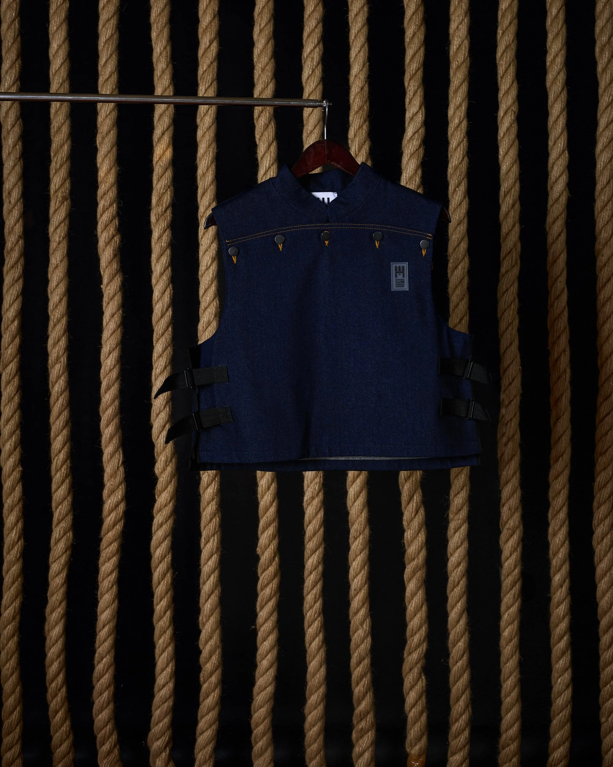 Pre-Order Denim Qing Vest