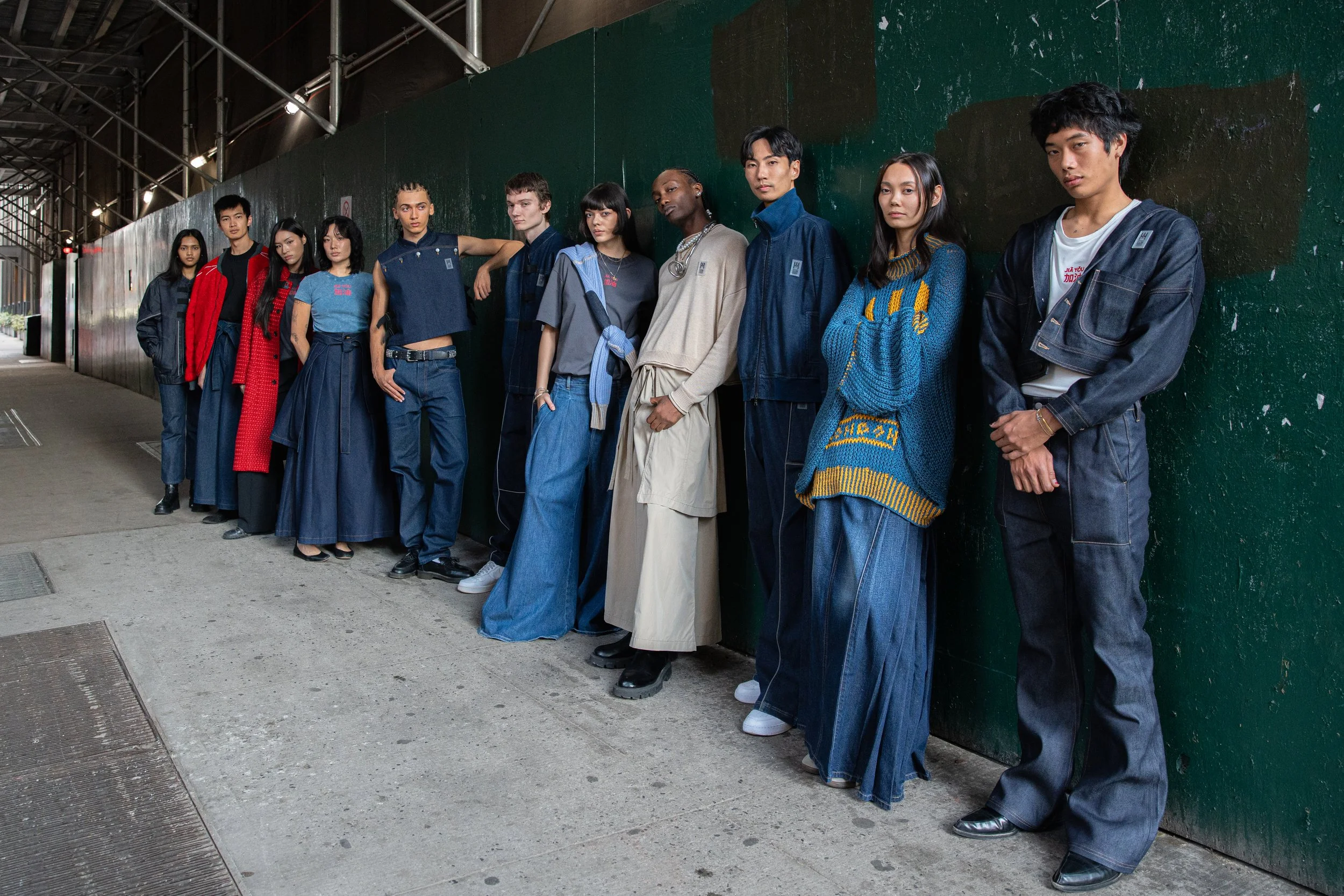 JIĀ YÓU 加油 Guerilla Runway NYC, Chinatown, Doyers Street.