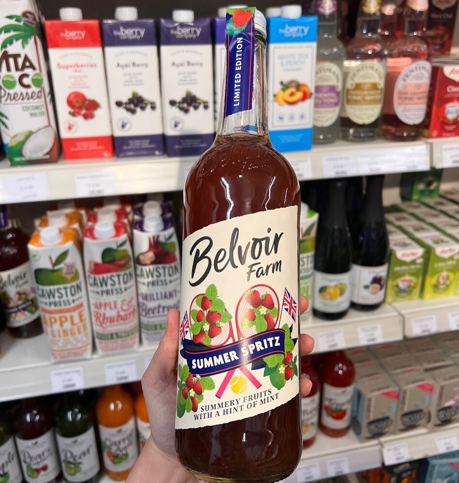 Limited edition @belvoirfarm_uk summer spritz is on our shelves and perfect for this weather! 🍓🍓🍓

#vegan #veganliverpool #veganfood #liverpool #shoplocal