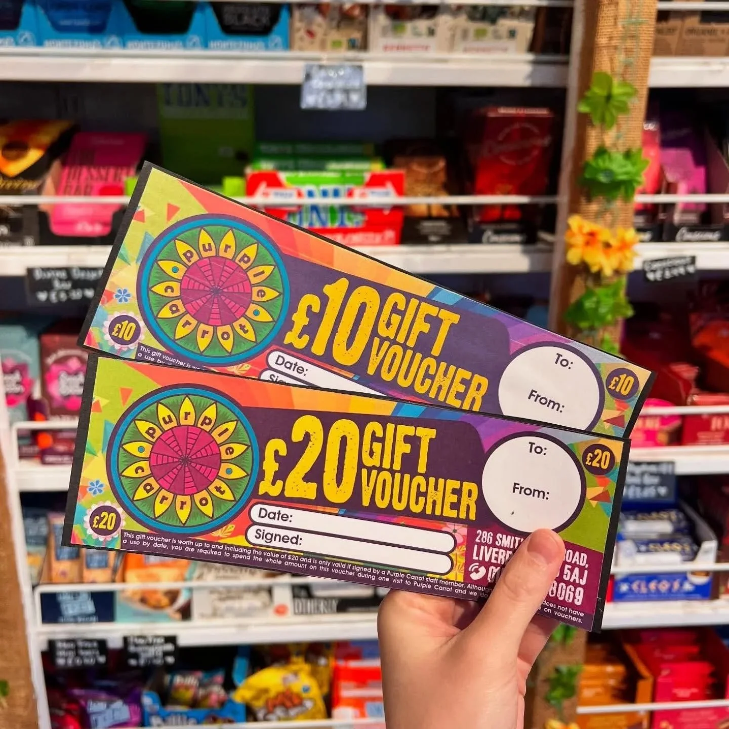 Easter&rsquo;s on the way 🐣
If you&rsquo;re stuck for gift ideas, we&rsquo;ve got &pound;10 and &pound;20 gift vouchers available in-store. Simple, easy, and perfect for an Easter treat or a little something for someone else 🐰🌷
We're open today un