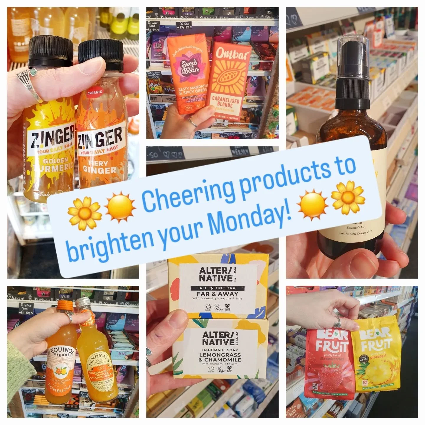 🌱☀️ Happy Monday, everyone! 🌼 🌱

Have a scroll through for ideas for how to brighten your Monday with vegan goodness! 💚 Whether it&rsquo;s a delicious plant-based snack or refreshing eco-friendly toiletries, make this week all about feeling good 