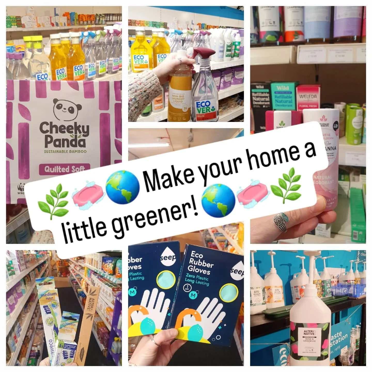 ♻️🌎🌿 Here at Purple Carrot we've got loads of eco-friendly products that can help make your home a little greener! 

🧼 We have cruelty-free soaps and shampoos
🧺 Low-waste everyday toiletry essentials
♻️ A refill station for both household product