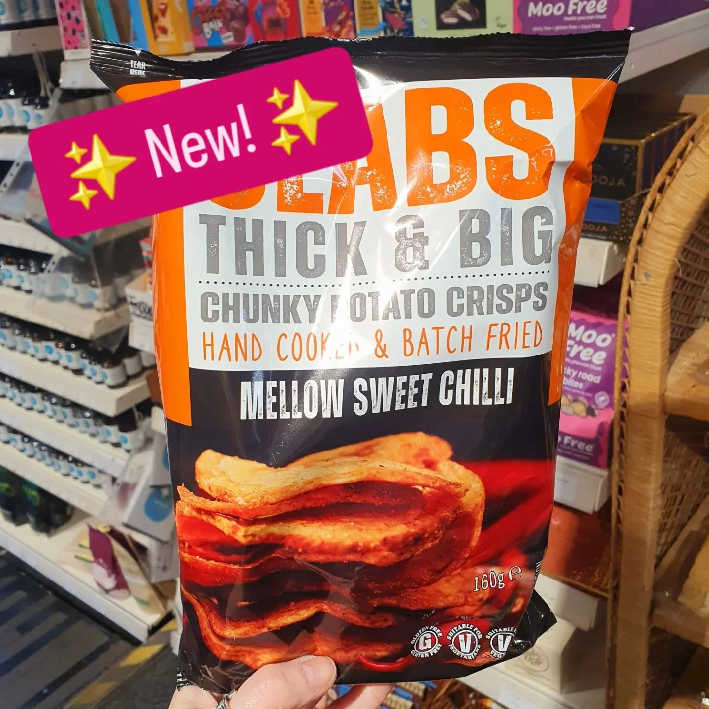 ✨️ New! ✨️ Have a swipe through to see some of the gorgeous new vegan items that have come in recently - lots of delicious new products to try!