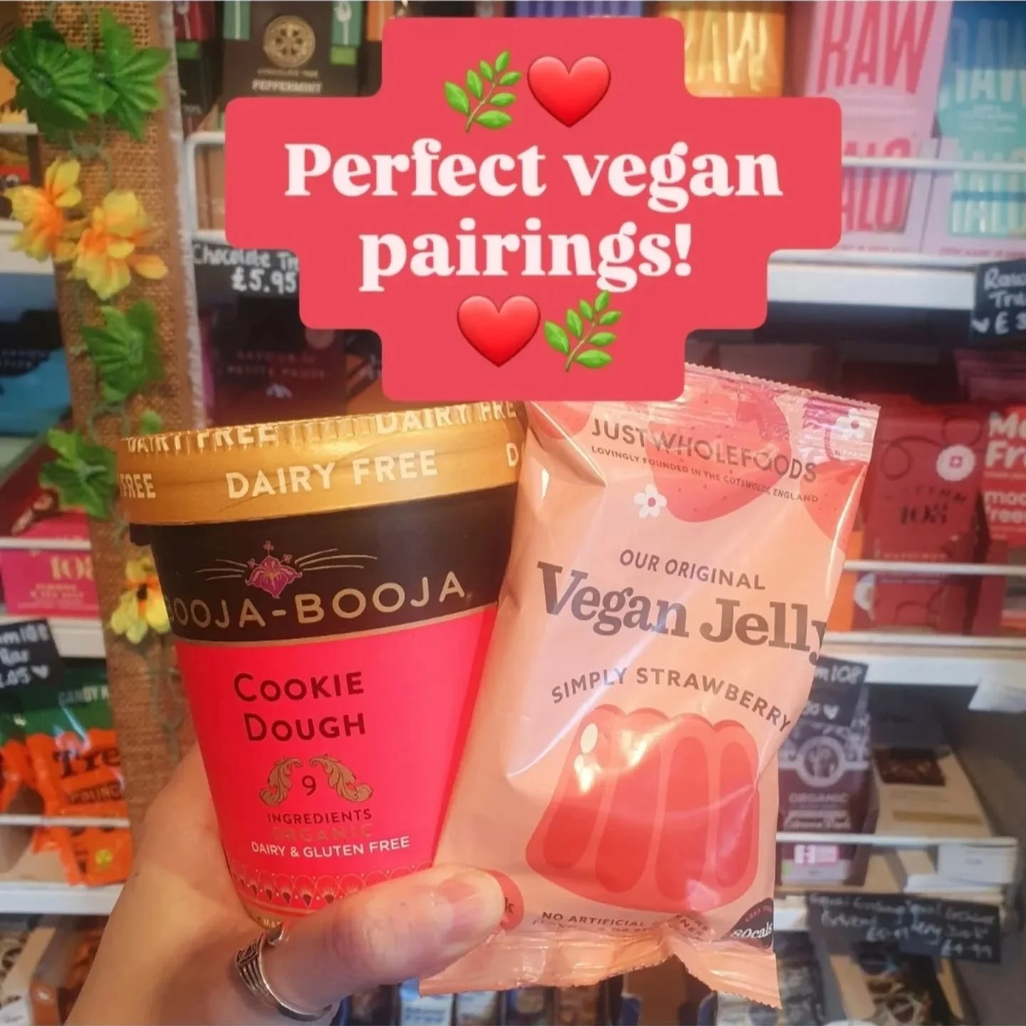 💜🥕 Have a scroll through to see some of our favourite vegan food pairings! Because some things are just so much better together ❤️

🌿🛒 All of these delicious items can be found on our shelves, so do come down for a good browse. 

🍧🍓What's vegan