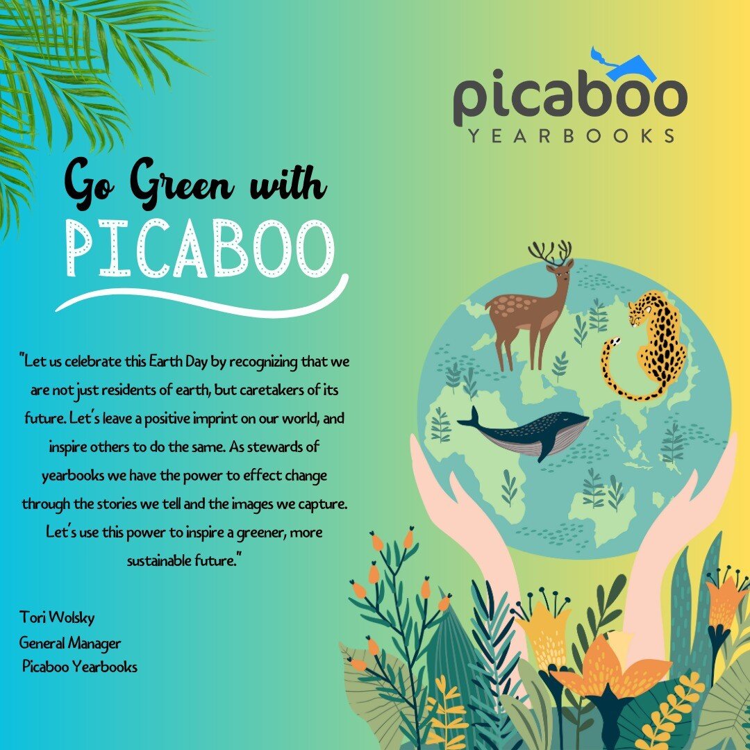 Creating sustainable yearbooks is not only a responsibility but an opportunity to educate students about environmental issues and promote eco-friendly practices. At Picaboo Yearbooks we're committed to the environment. 

#earthday #yearbooks #greenye