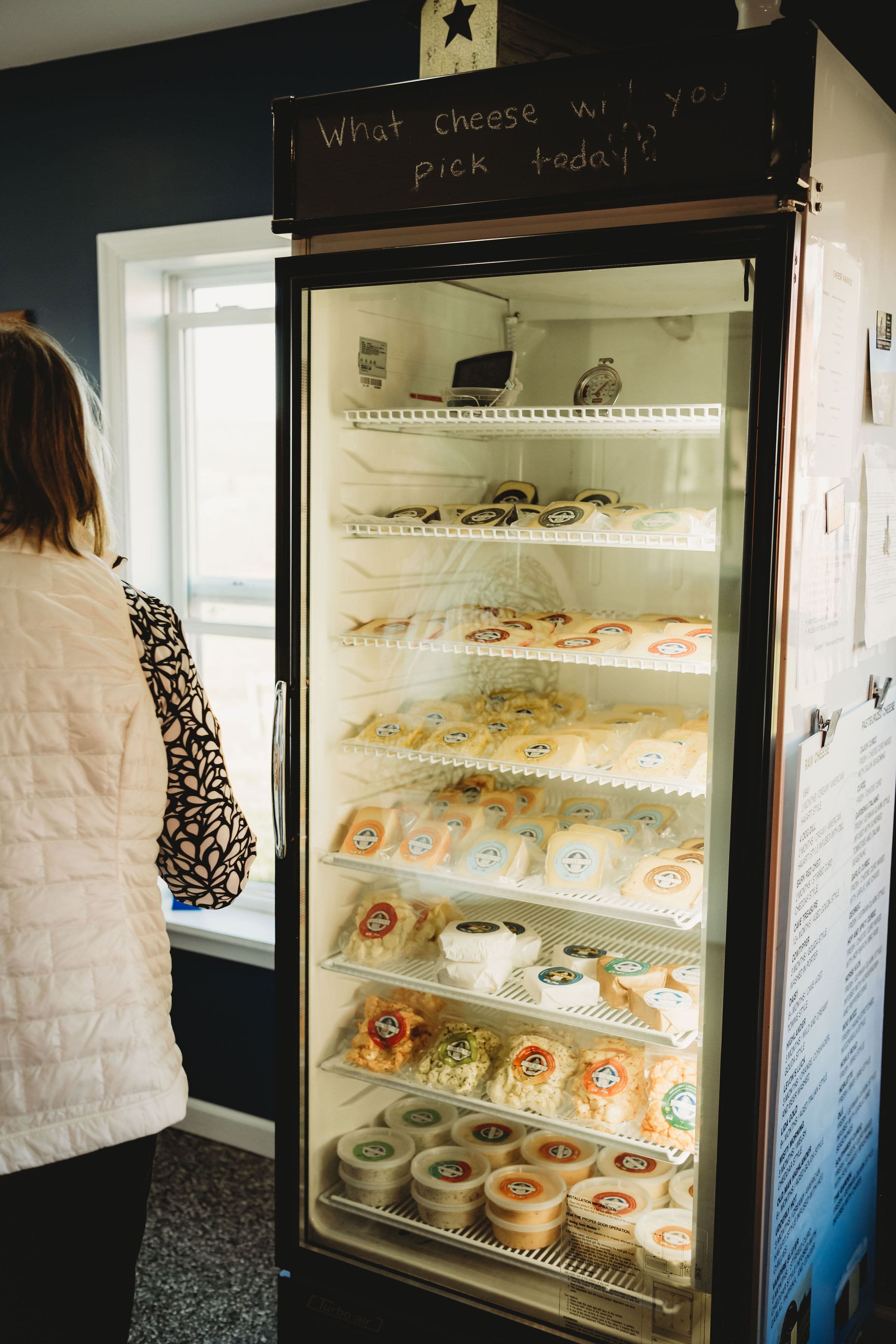 Stocked Fridge at Calkins Creamery Farm Store_Honesdale PA.jpg