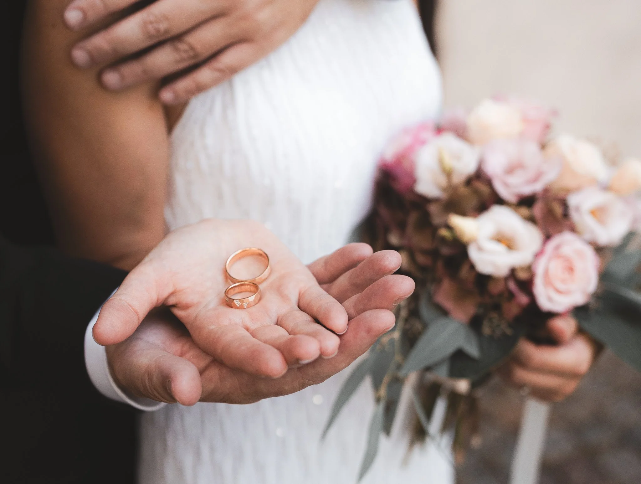 Hochzeitsringe Hochzeitsfoto