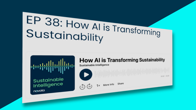Novata Podcast: How AI is Transforming Sustainability