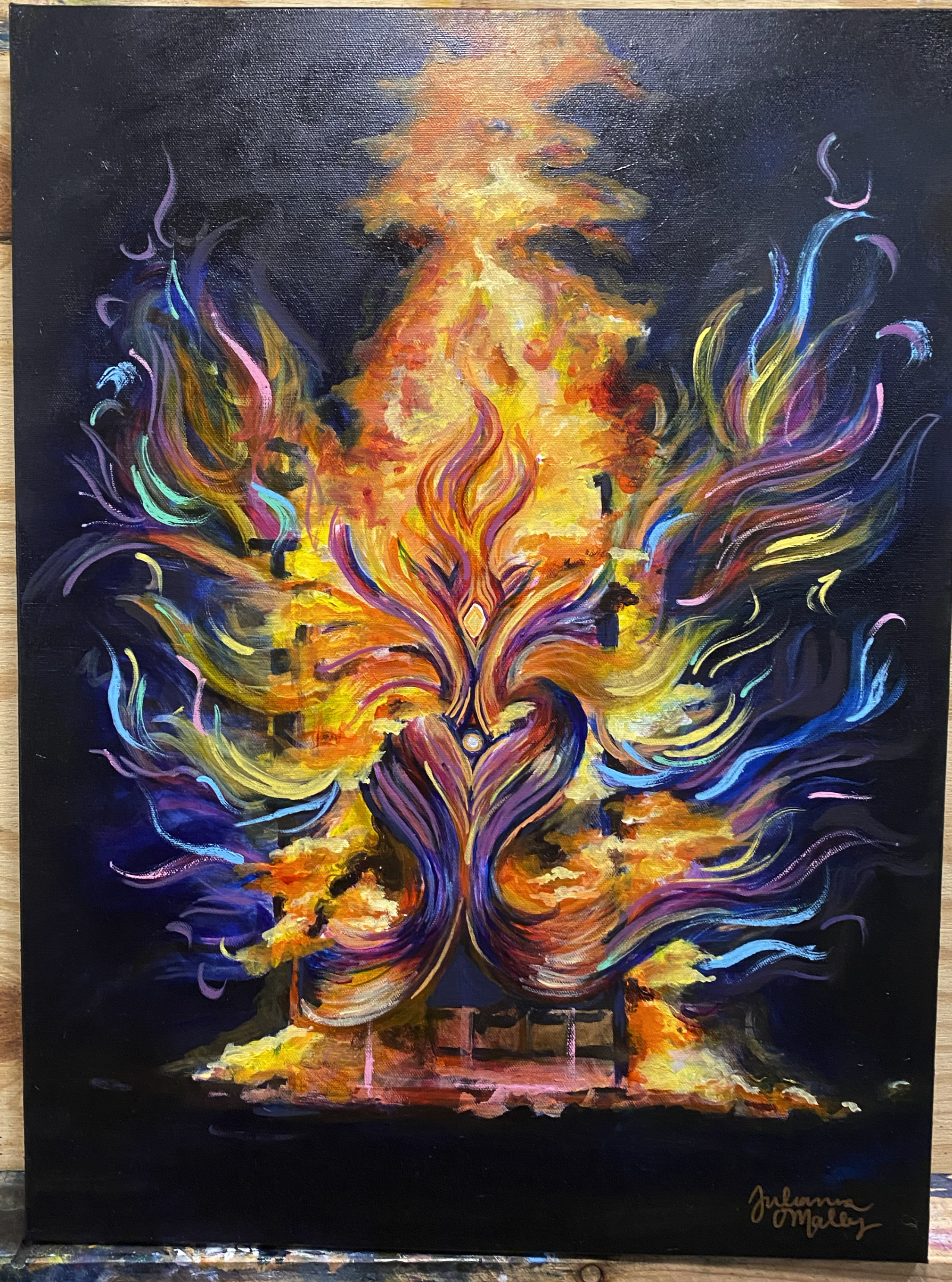 SOLD - Original of "Welcome Home"