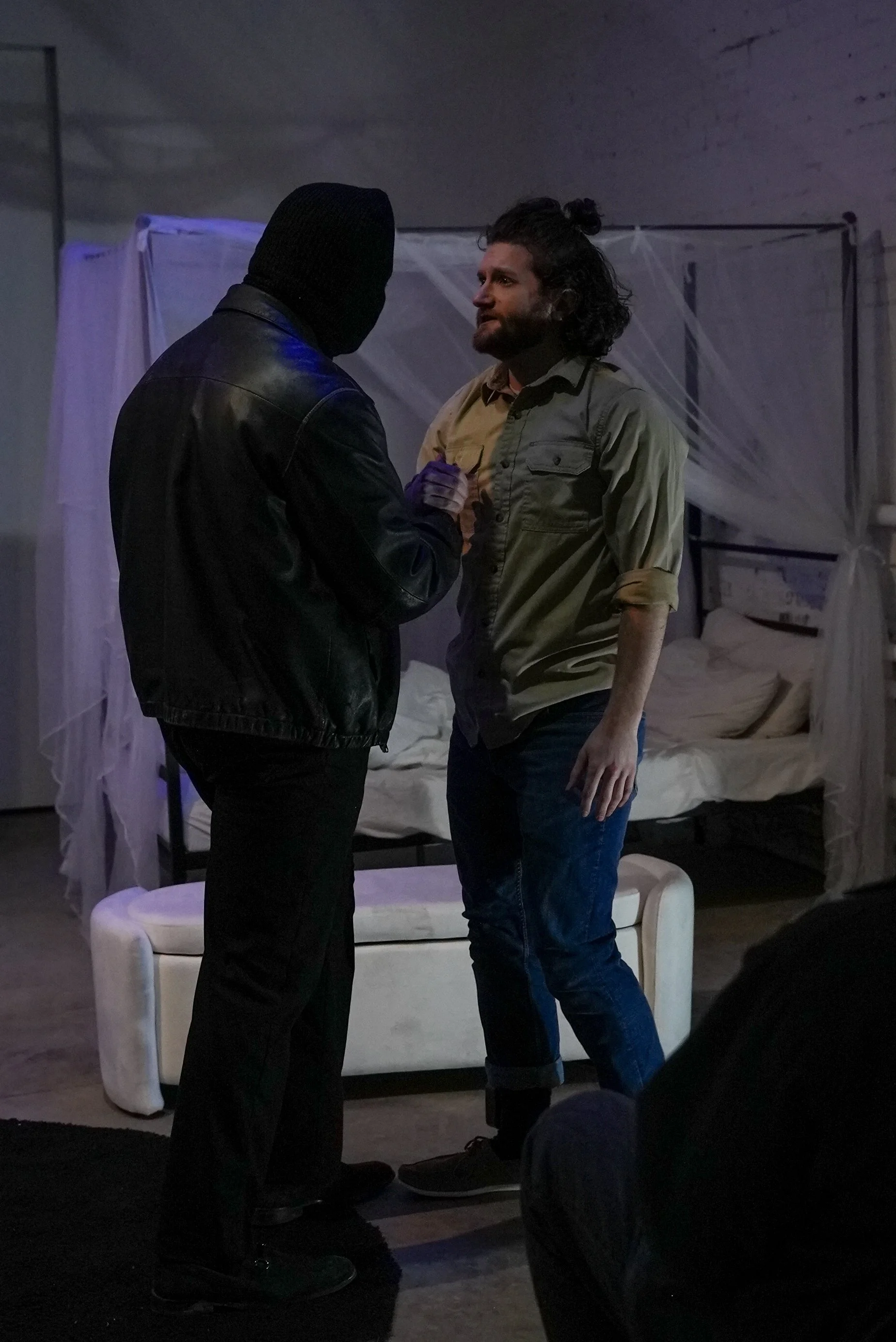 An image of actor PJ Moran in The Woke Tragedy of Richard III: Dyke of Gloucester