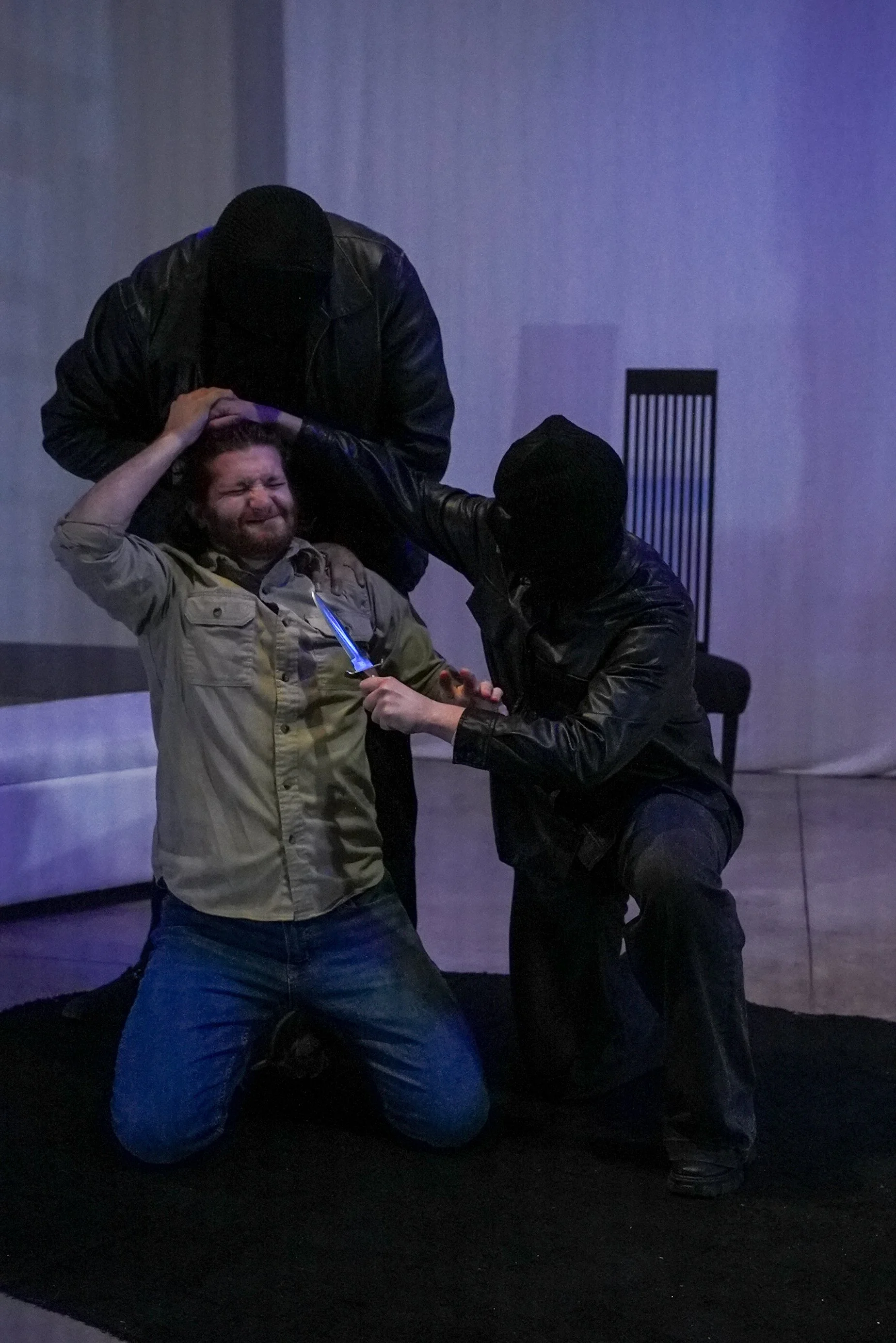 An image of actor PJ Moran in The Woke Tragedy of Richard III: Dyke of Gloucester