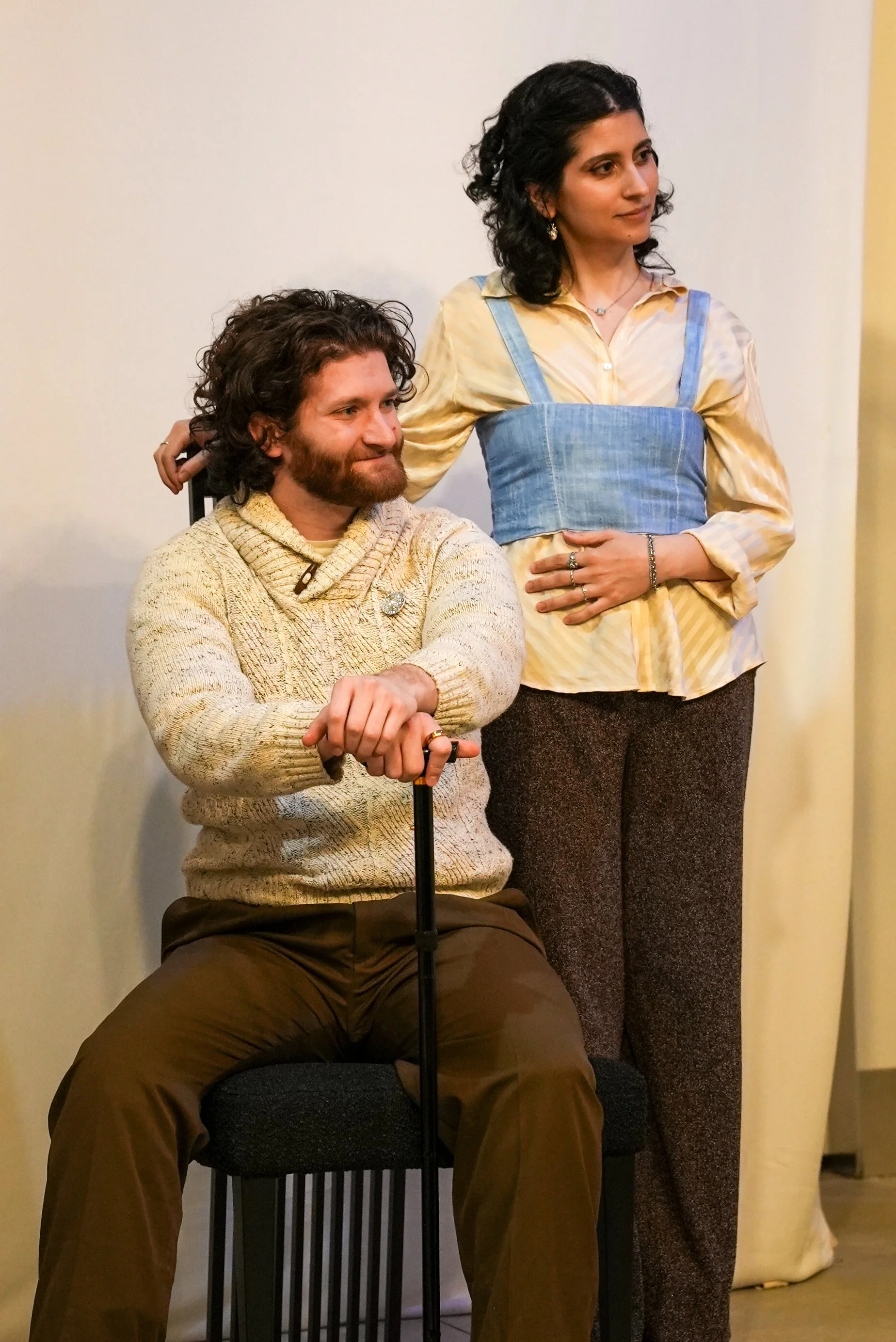 An image of actor PJ Moran in The Woke Tragedy of Richard III: Dyke of Gloucester