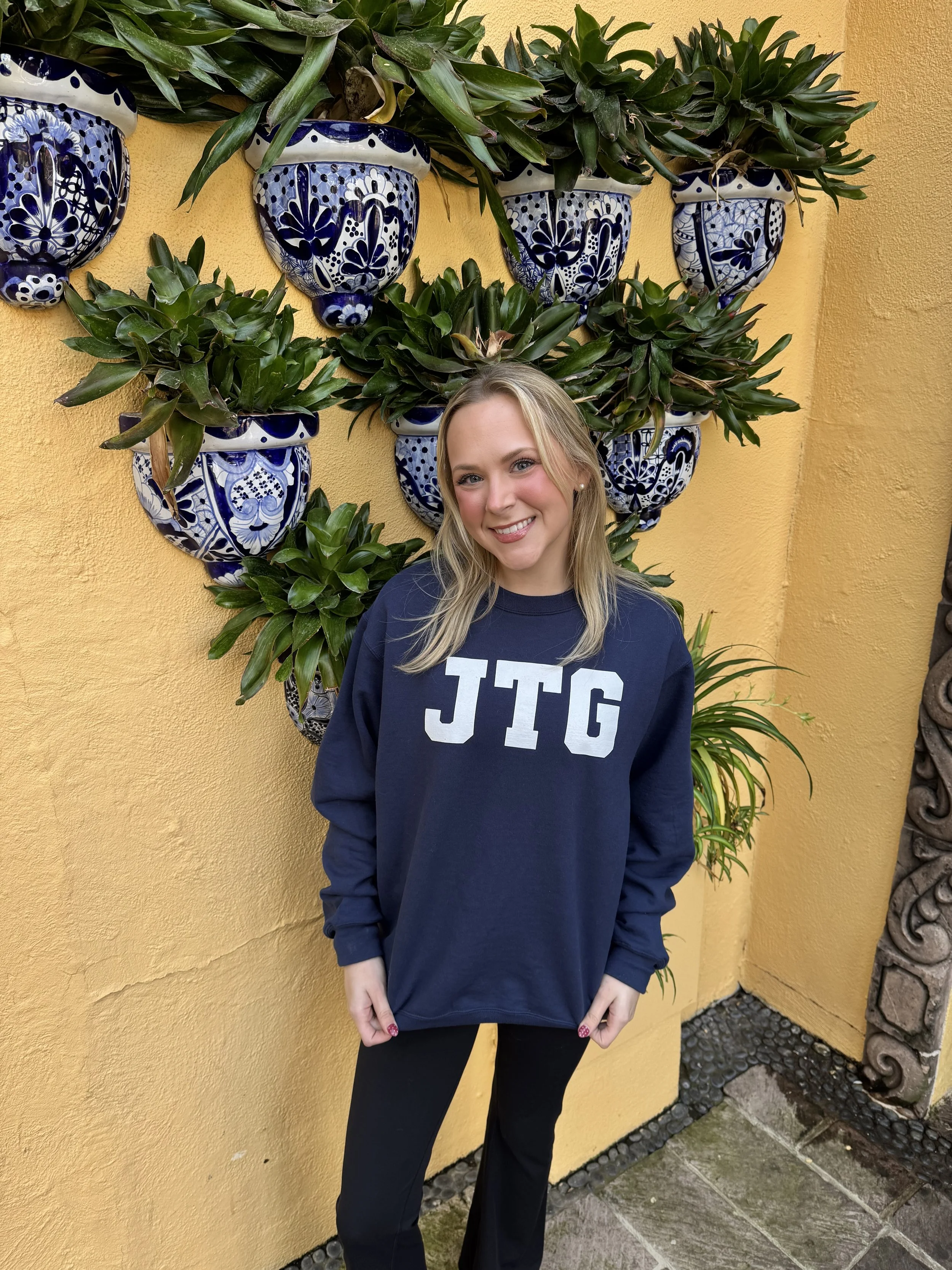 Joe T. Garcia's JTG Navy Sweatshirt
